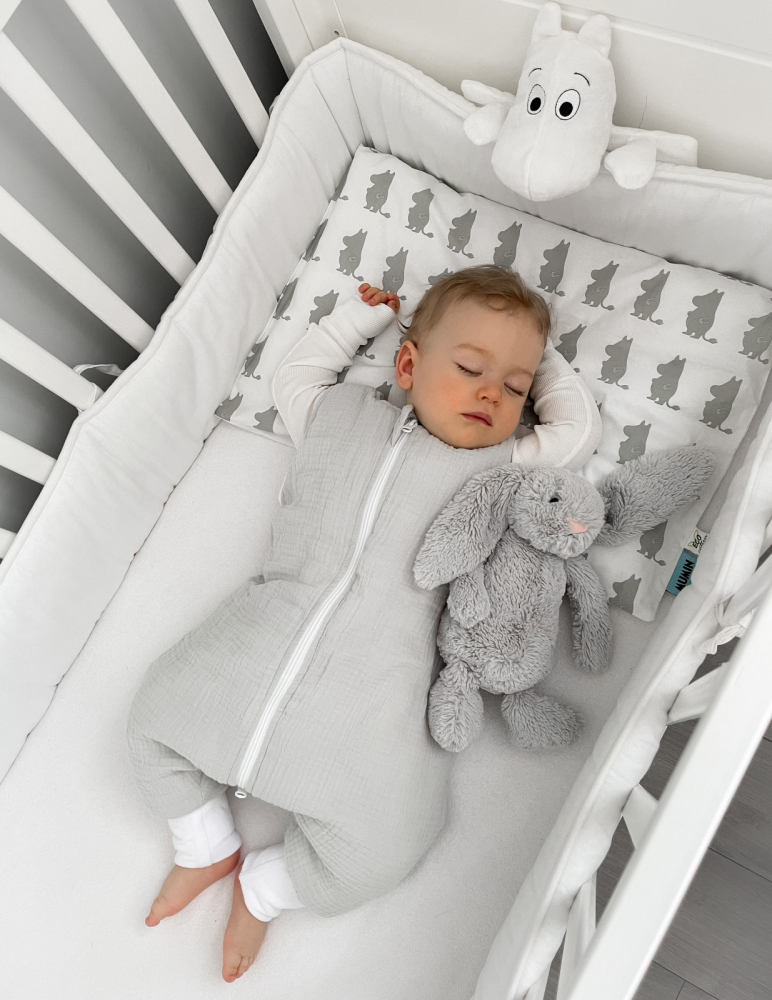 Sac Dormit Bumbac Muselină Babysteps Pastel Blue