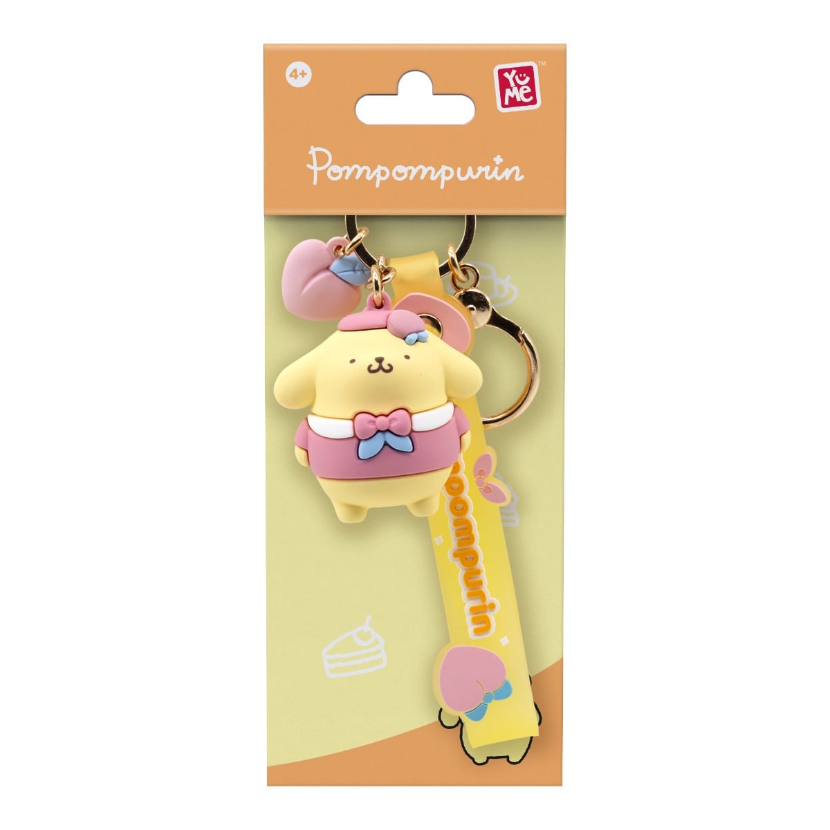 Breloc Yume Peach Pompompurin - Accesoriu Original