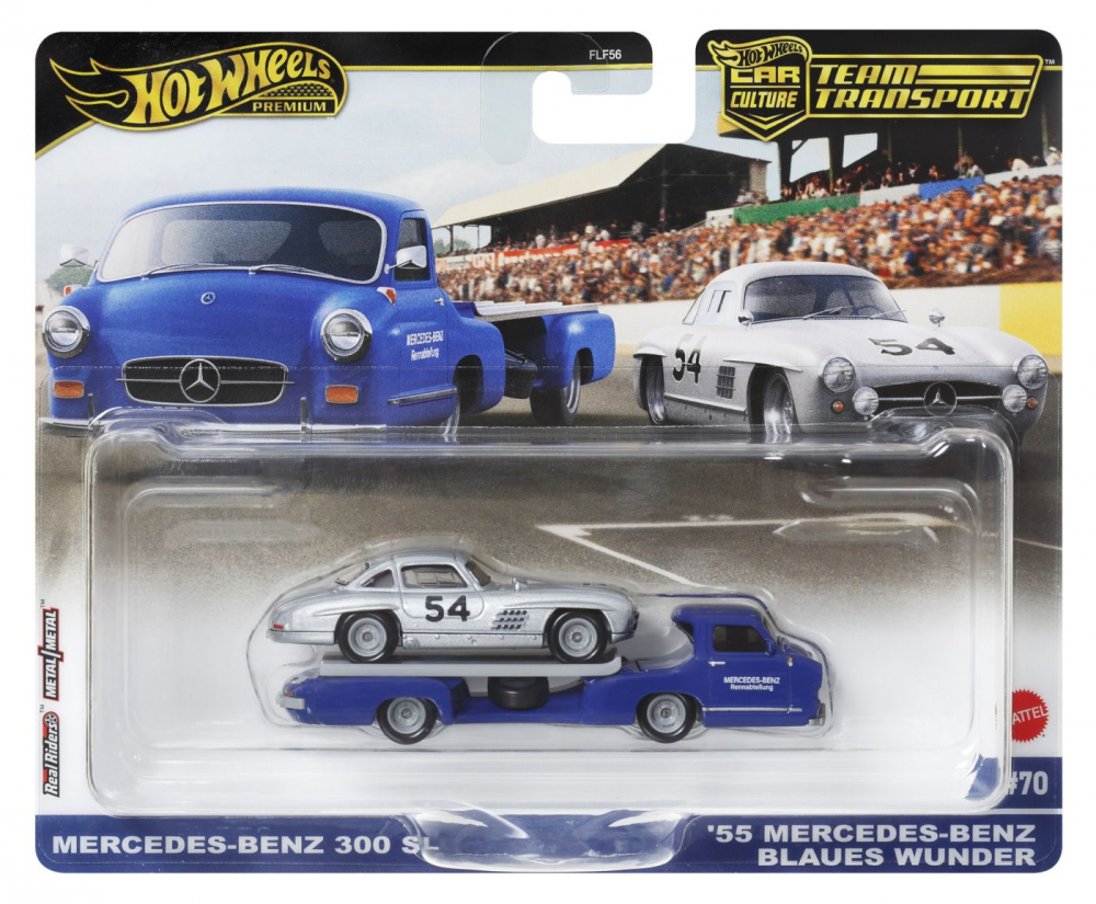 Hot Wheels Mercedes Transportator 1:64 Colecție