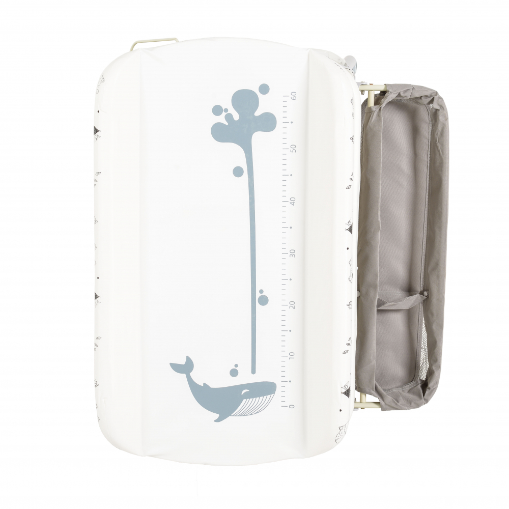 Set Baie Cangaroo Garda 2in1 cu Măsuță și Cada Pliabilă - imagine 6
