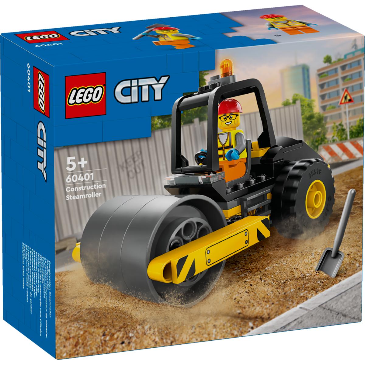 Lego® City 60401 Cilindru Compactor Santier