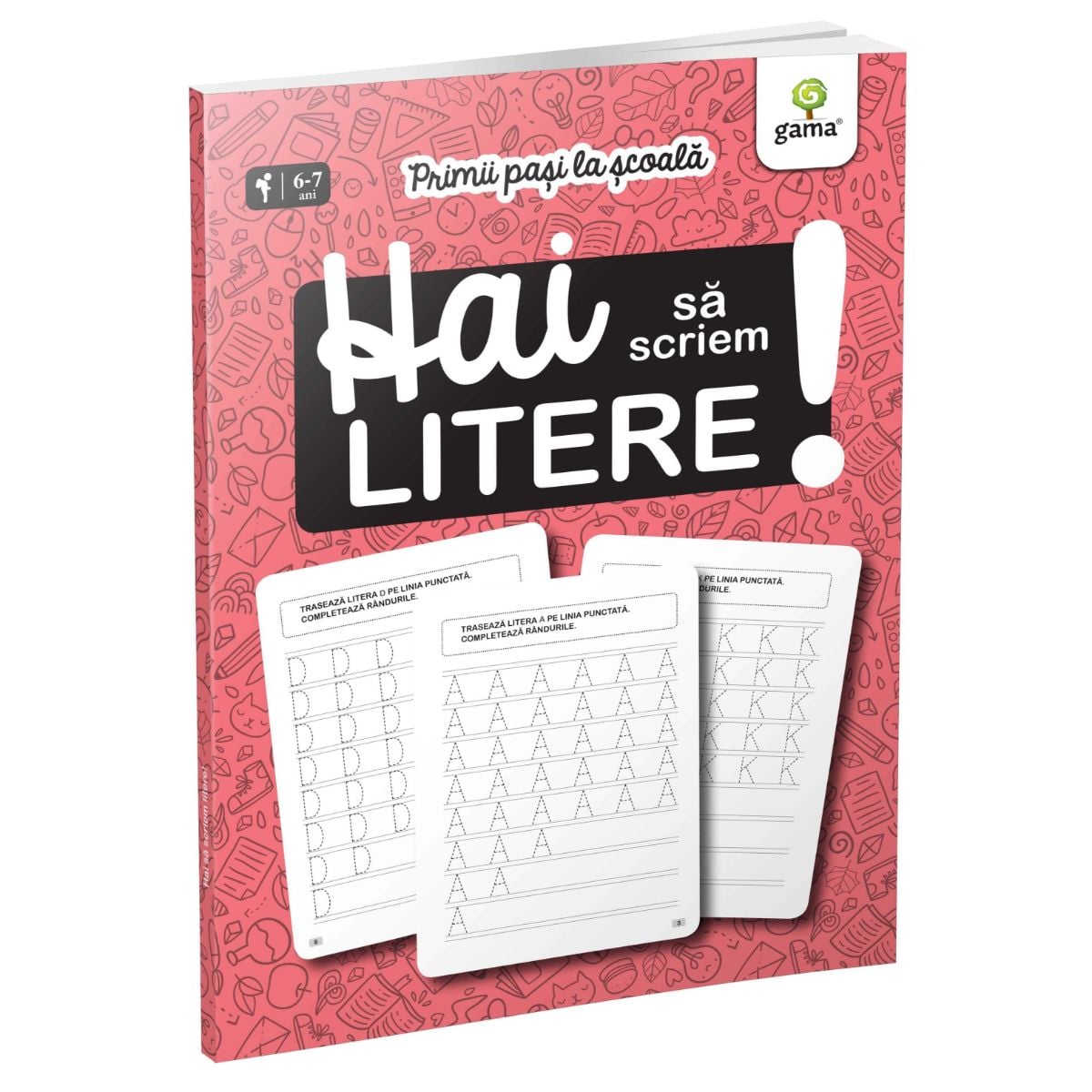 Hai să scriem litere! Gama | Exerciții clasa pregătitoare
