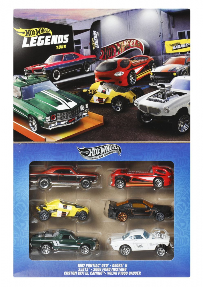 Hot Wheels Legends Silver Series - 6 Masini Metalice