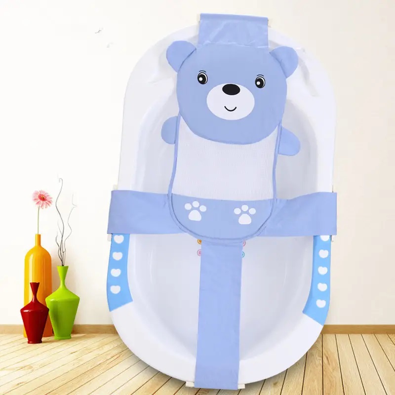 Hamac Cadita Little Mom Cute Bear Blue, Ergonomic - imagine 7