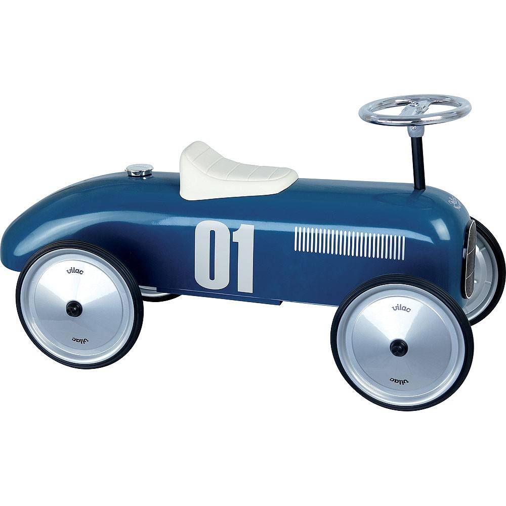 Mașinuță Vilac Metal Retro Bleu, Fără Pedale