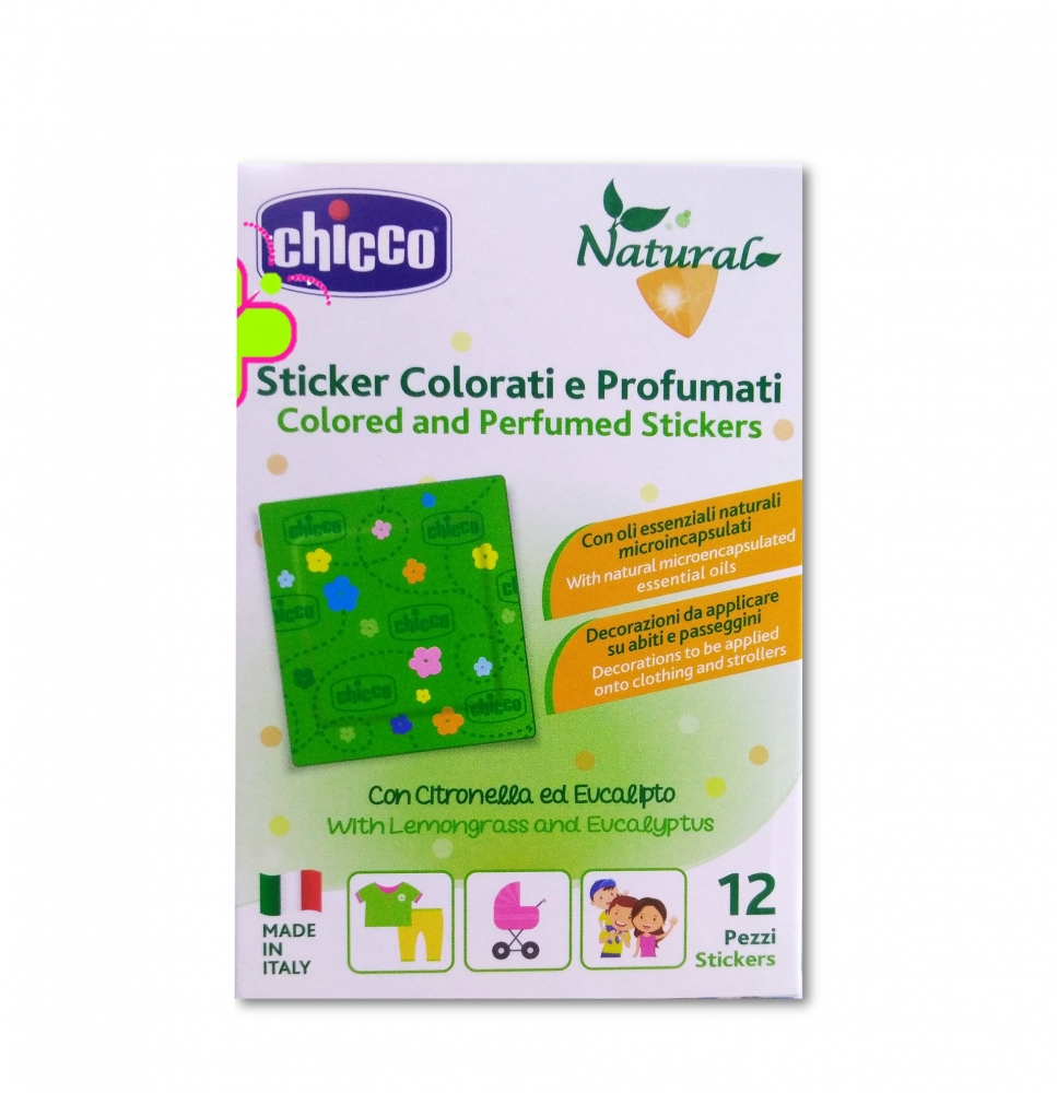 Plasturi Chicco Lemongrass și Eucalipt, 12 bucăți