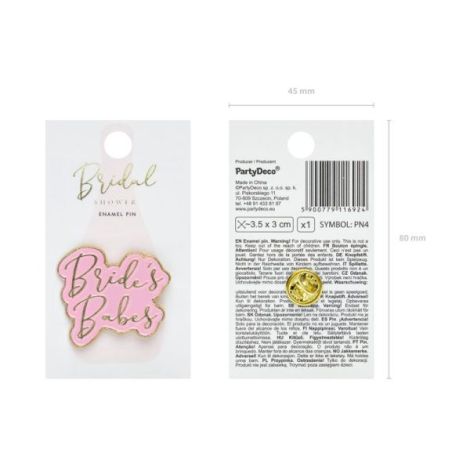 Insigna Brides Babes Party deco | Identica Echipa - imagine 3