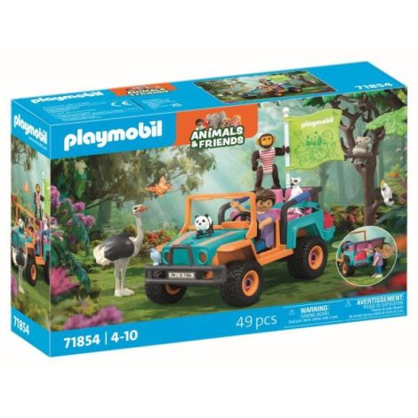 Playmobil Plimbare Animale cu Vehicul Teren - imagine 2