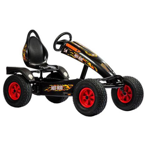 Kart Hot Rod BF1 Dino - Negru, Frână Pedale