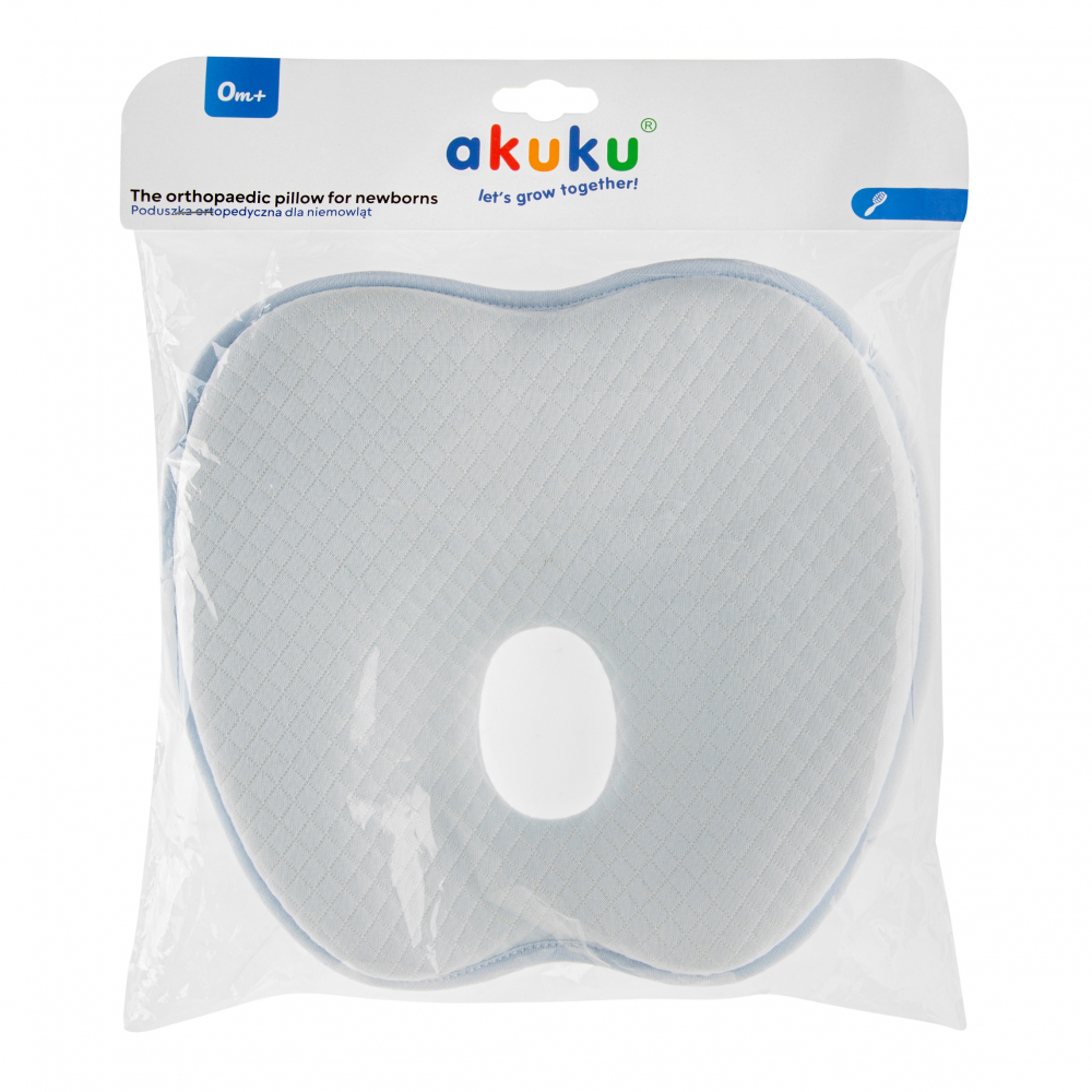 Perna Ergonomică Akuku Newborn Anti-Plagiocefalie - imagine 4