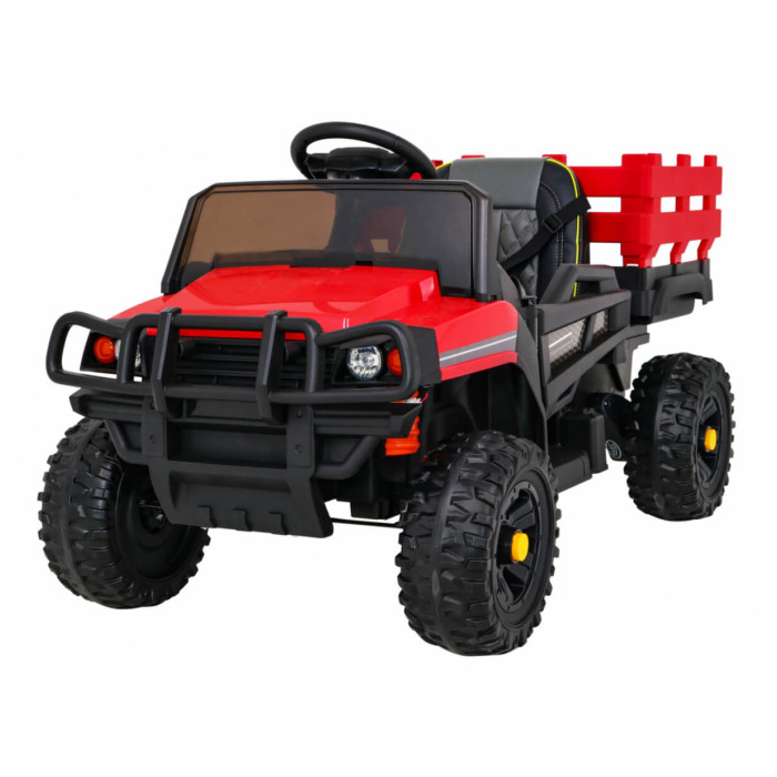 Tractor Electric Farmer Pick-Up Rosu | Autokids.ro