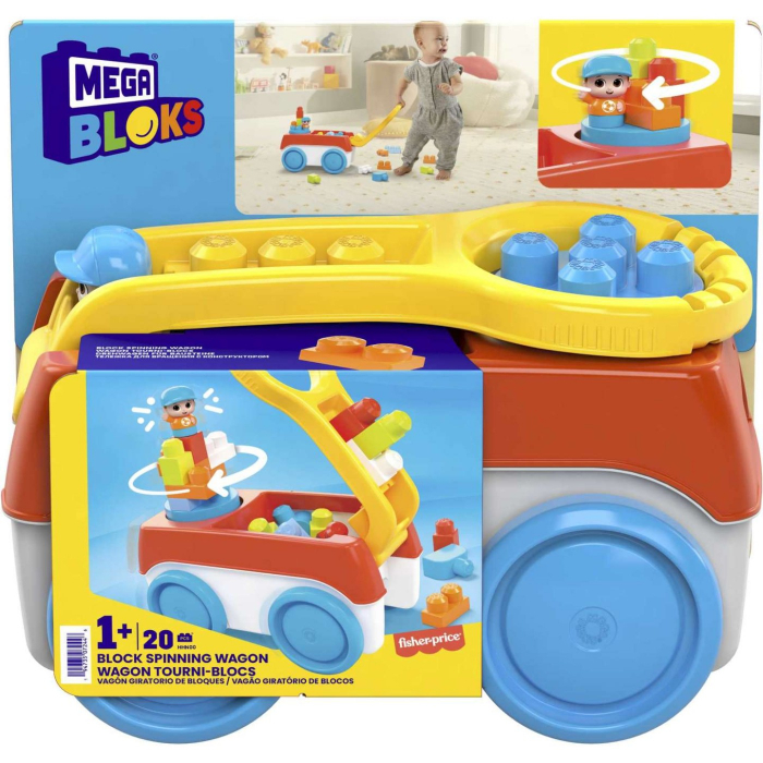 Mega Bloks 20 Piese Caruciorul Care Se Invarte