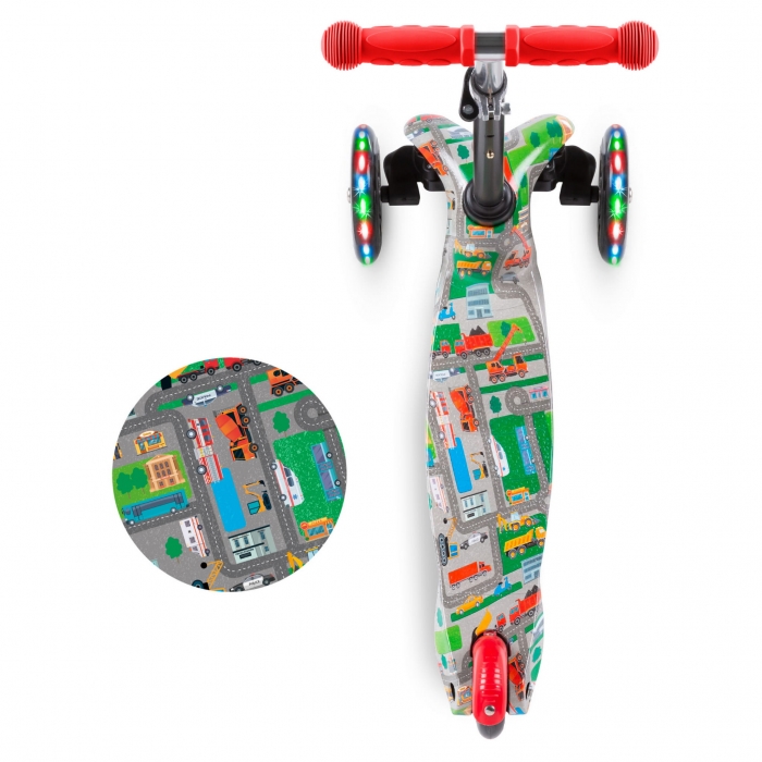 Trotineta Kidwell uno City, Ghidon Reglabil, LED - imagine 3