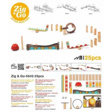 Djeco Zig & Go - Set Constructie Trasee Educativ - imagine 2