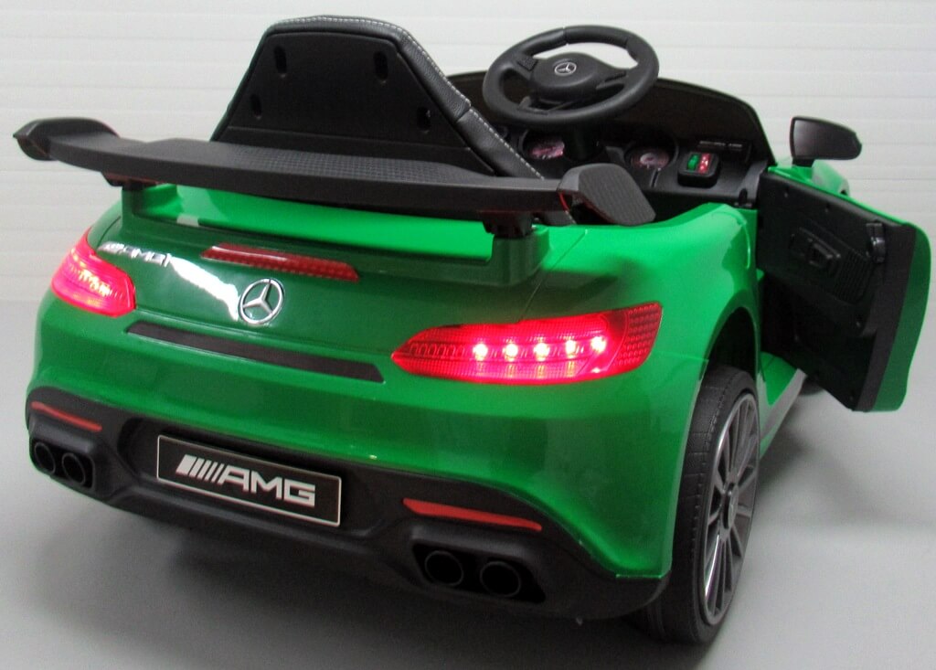 Masinuta Electrica Mercedes GTR-s 12V Verde - imagine 5