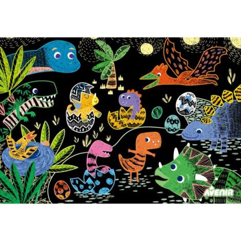 Set Scratch Art Dinozauri Avenir | Creativitate - imagine 3