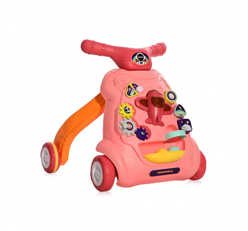 Antemergator Lorelli Space Pink cu activitati - imagine 3