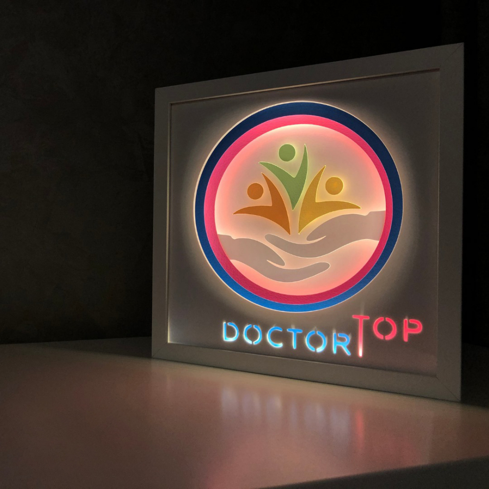Tablou Luminos Logo 006 Noorhandmadeatelier