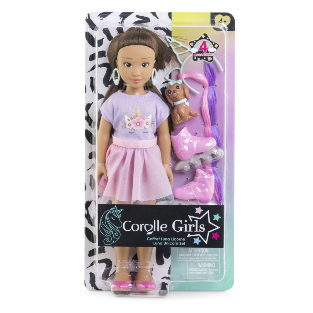 Set Papusa Unicorn Luna Corolle 28cm Simba