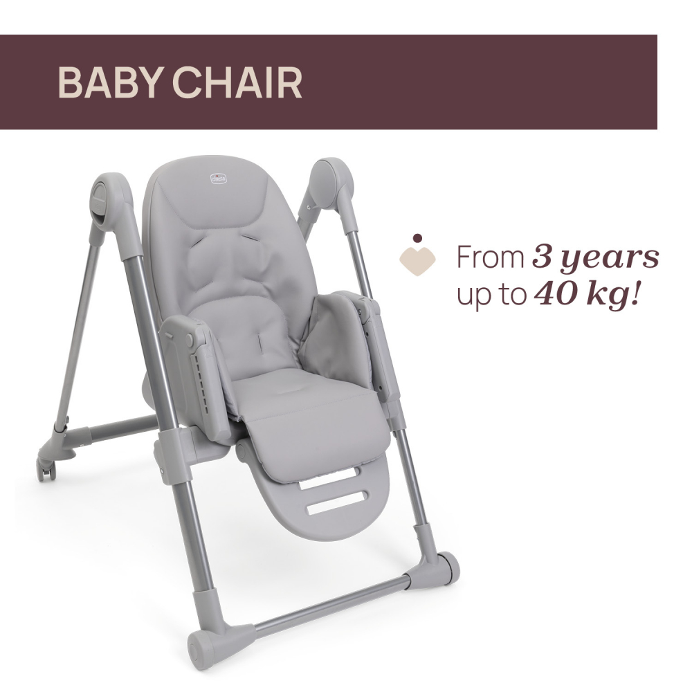 Scaun Masa Chicco Polly Armonia Steel 0+ luni - imagine 6