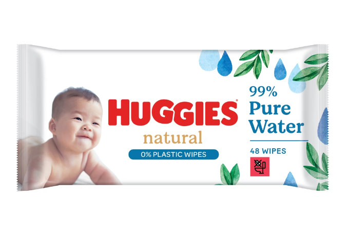 Huggies Natural Biodegradabile 576 buc - imagine 2