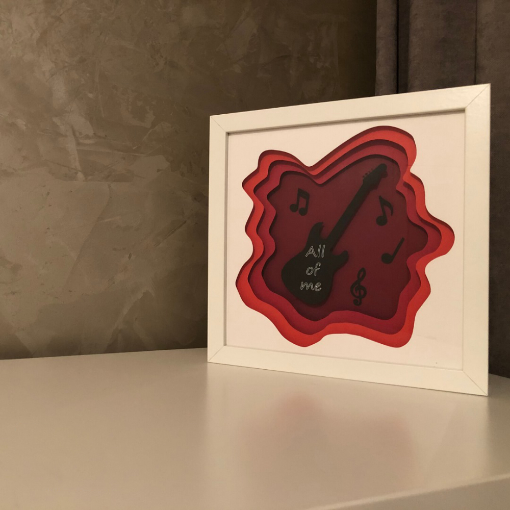 Tablou Luminos Chitara Noorhandmade | Decor 3D - imagine 5