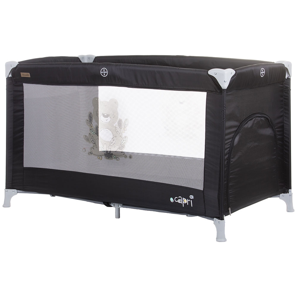 Patut pliabil Chipolino Capri Ebony, 0-15kg - imagine 2