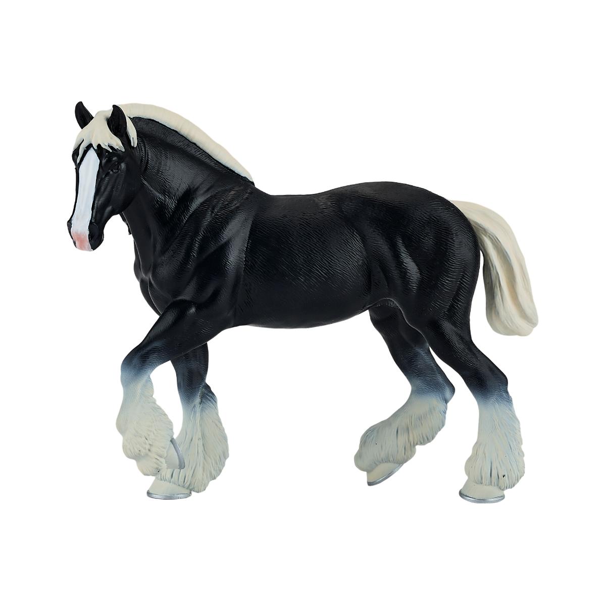 Figurina Mojo Cal Clydesdale - Joc Educativ Negru