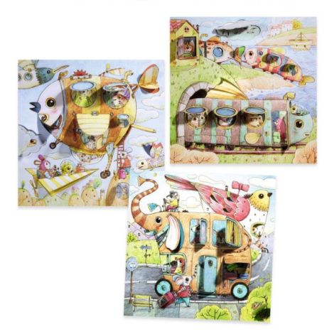 Djeco Planse Colorat cu Surprize Malo - imagine 5