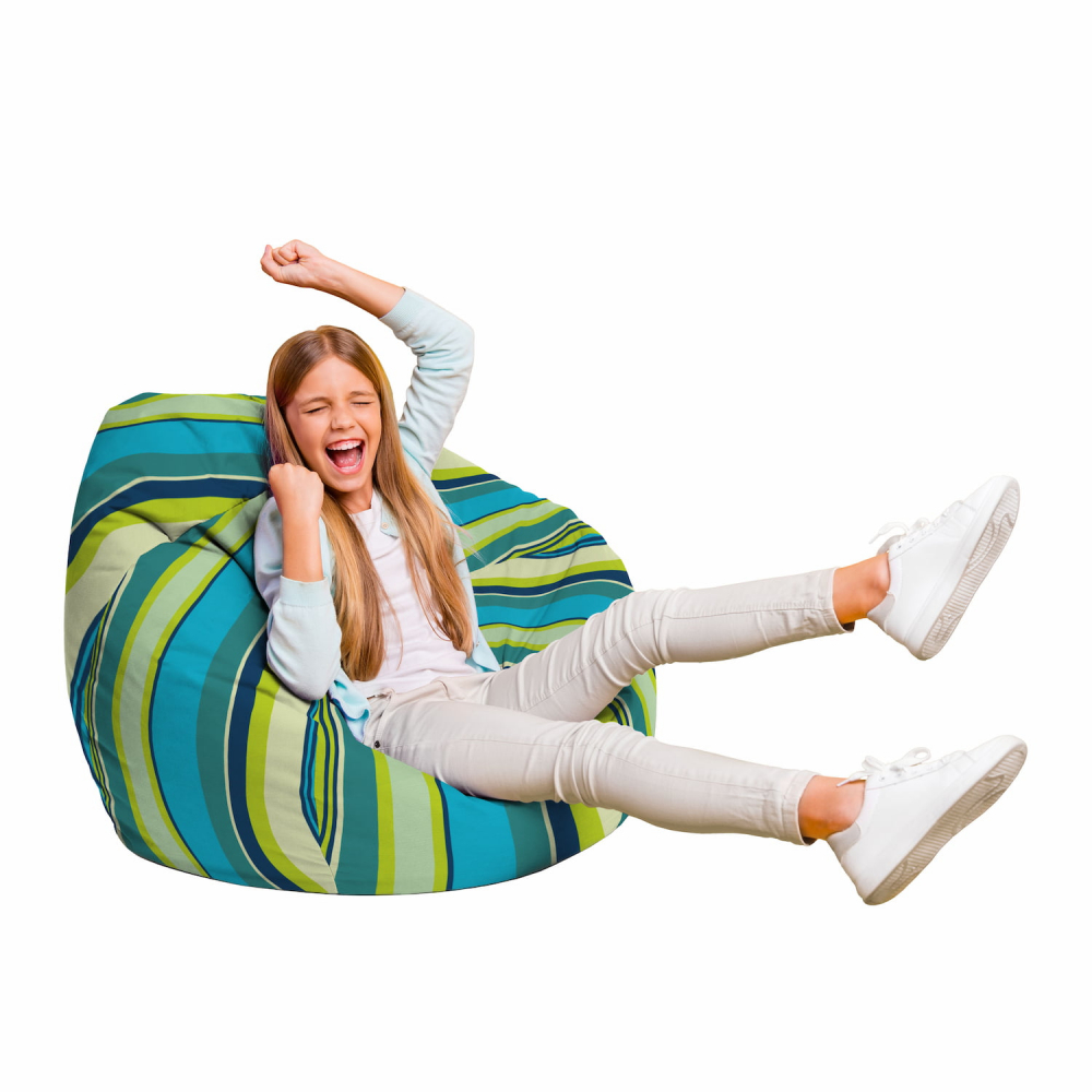 Fotoliu Puf Bean Bag Updeco Para L Mint - imagine 5
