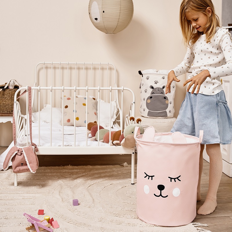 Cos Pliabil Sipo Pink Bear 43L Organizare - imagine 5