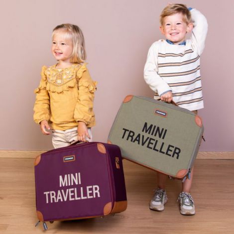 Valiza Childhome Mini Traveller Visiniu - Compactă & Practică - imagine 6