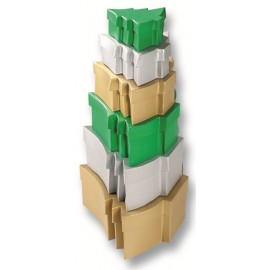 Set 6 Cutii Bradut Folia Paper | Ambalaje Cadouri - imagine 6