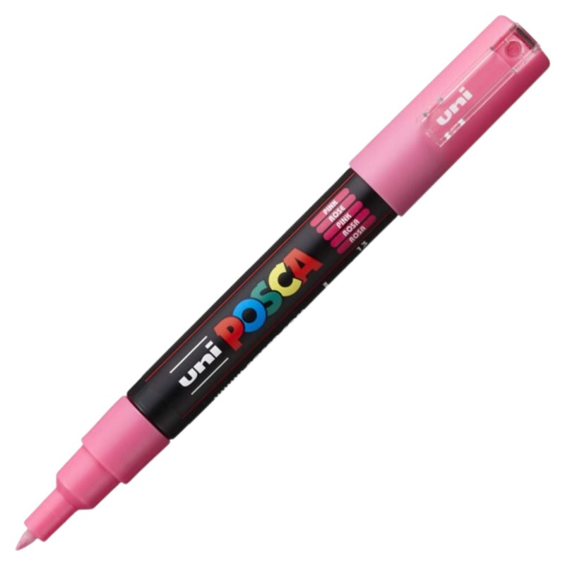 Marker Posca PC-1M 0.7 mm Roz, Vârf Rotund