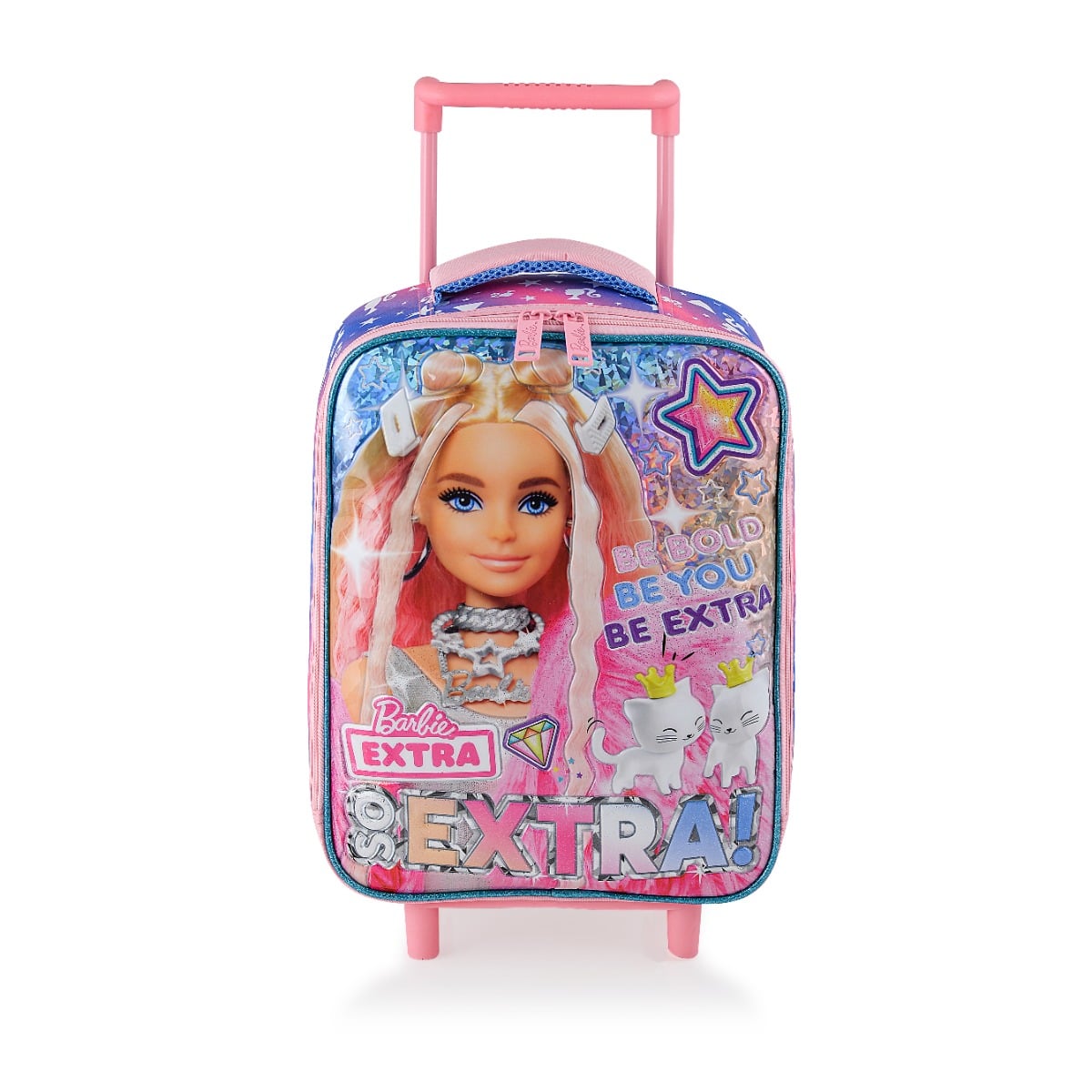 Ghiozdan Troller Barbie So Extra cu Roti