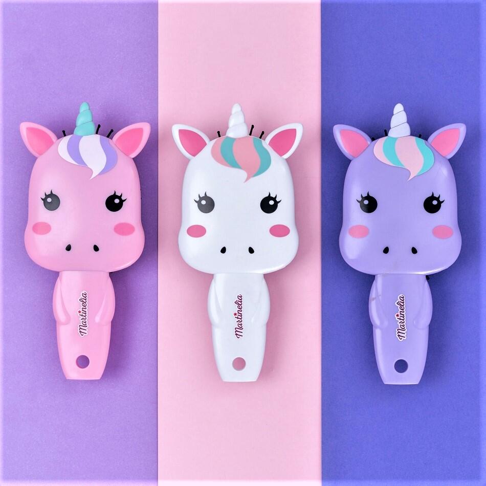 Set 12 Perii Păr Copii Martinelia Unicorn - imagine 3