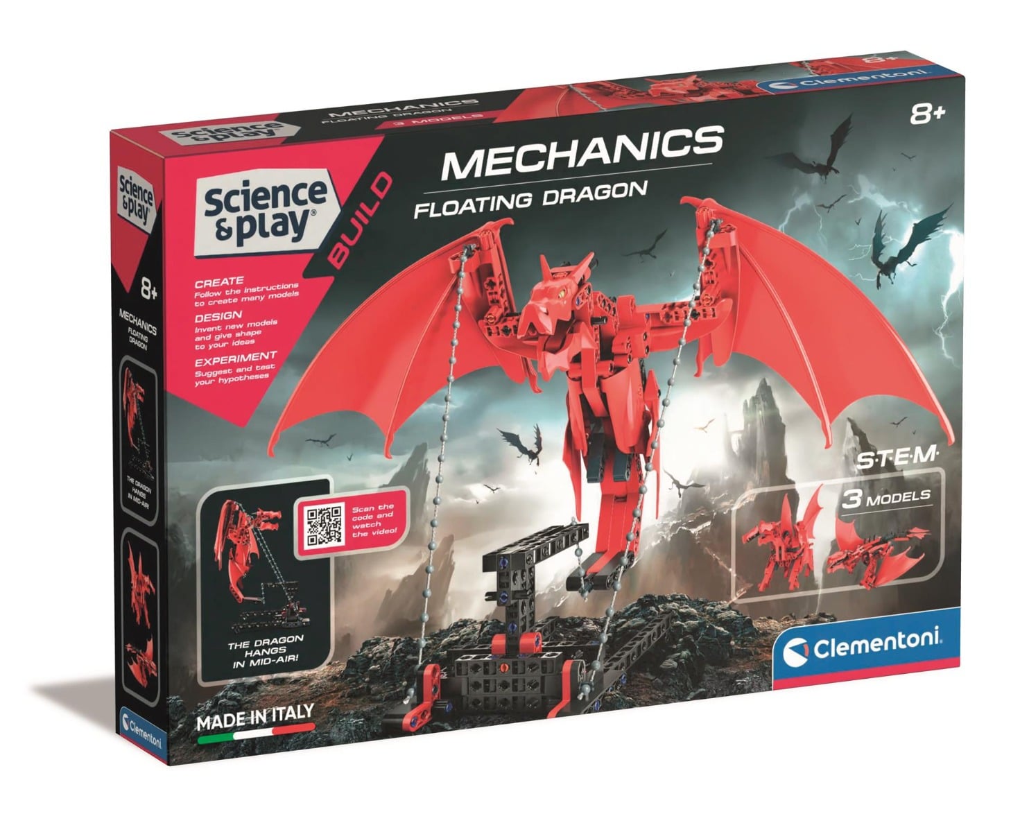 Kit Constructie Dragon Clementoni | STEM Educational