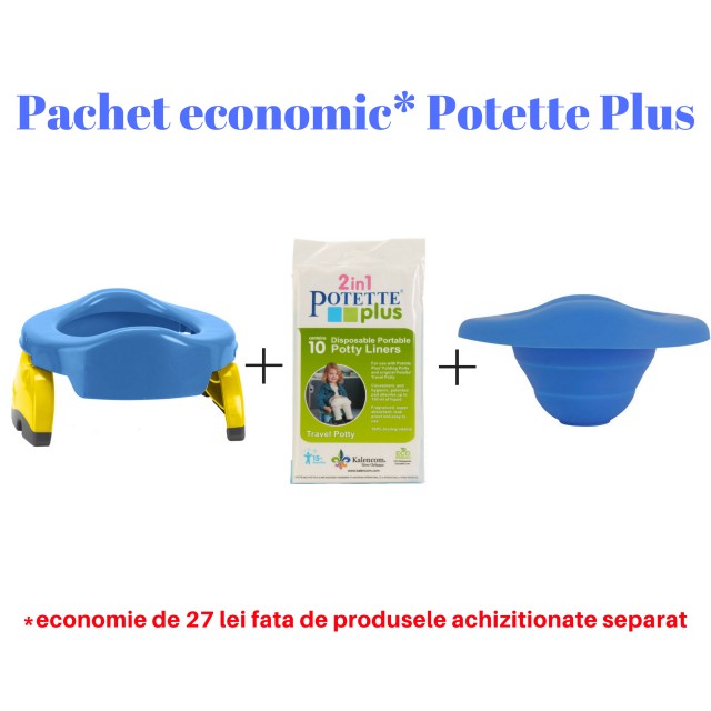 Potette Plus Pachet Olita Portabilă Economic Albastru - imagine 7