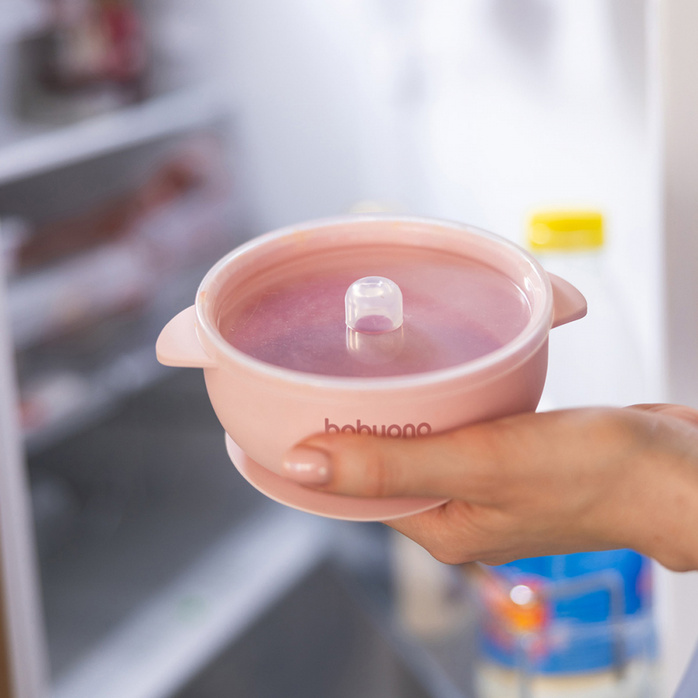 Bol Babyono Roz cu Ventuza - Alimentare Ușoară