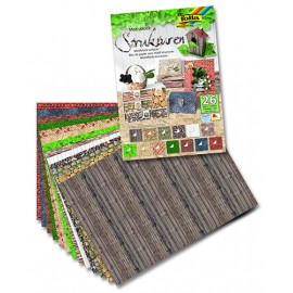 Set Hartie Structuri Folia Paper, 26 Coli - imagine 2