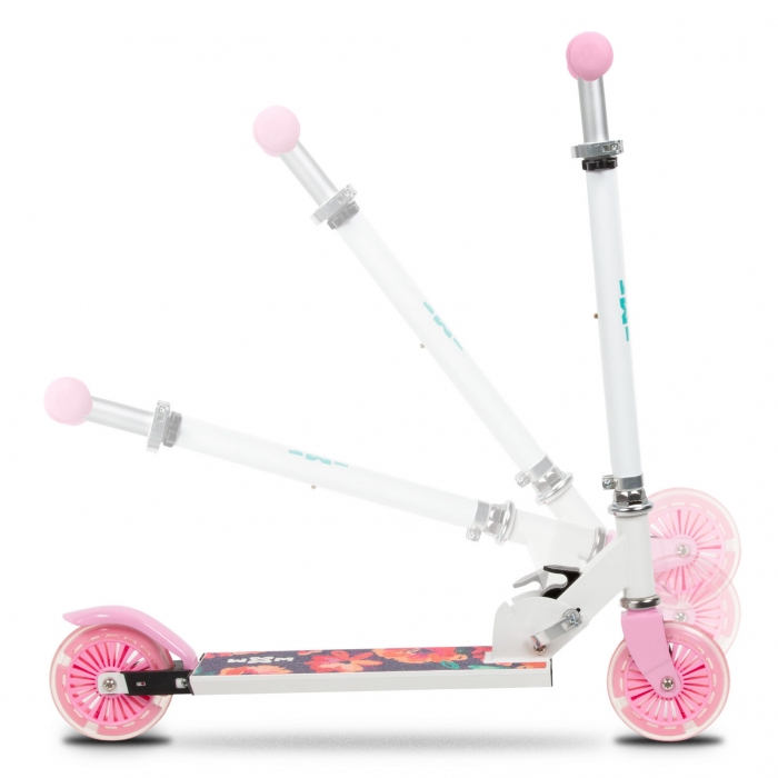 Trotineta WXM Skipo Floral Pliabilă cu LED - imagine 3