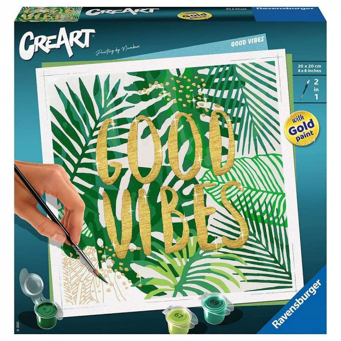 Pictura pe Numere Ravensburger Good Vibes