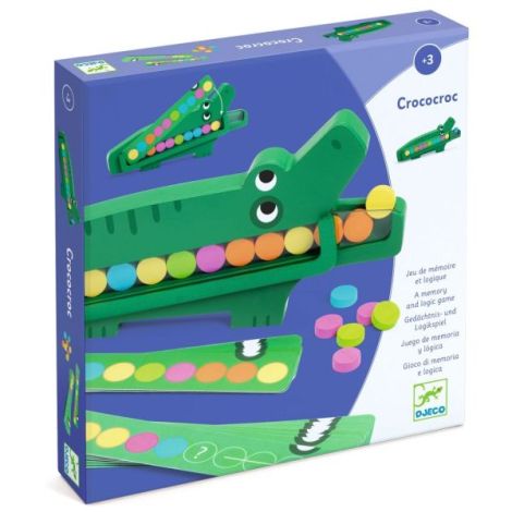 Joc Crococroc Djeco - Memorare și Culori ✓