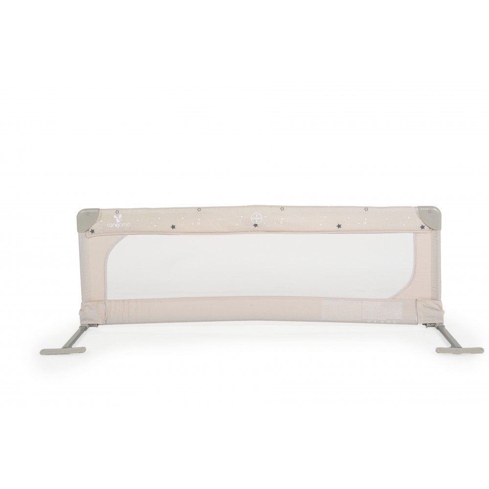 Bariera Protectie Pat Cangaroo Safe, 130 cm, Bej - imagine 2