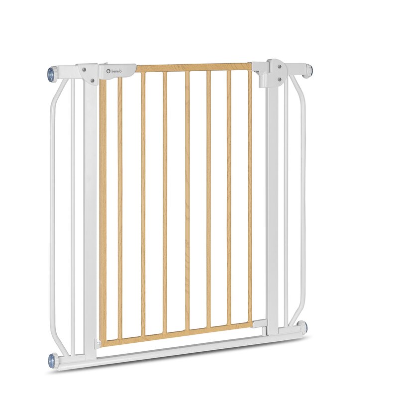 Poarta Siguranta Lionelo Truus Slim 105 cm, Gri - imagine 2