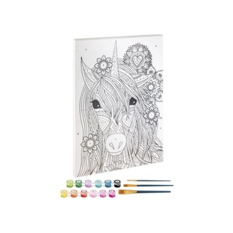 Set Pictură Unicorn Grafix | Creativitate Relaxantă - imagine 3