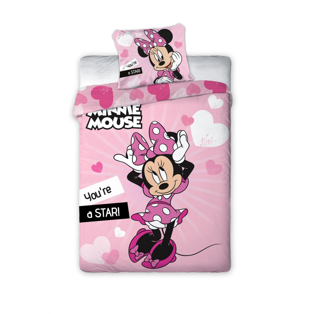 Lenjerie Disney Minnie Mouse 140x200 | Culcare Magică
