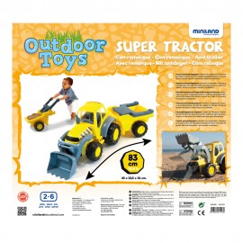 Tractor Excvator cu Remorcă Miniland - imagine 2