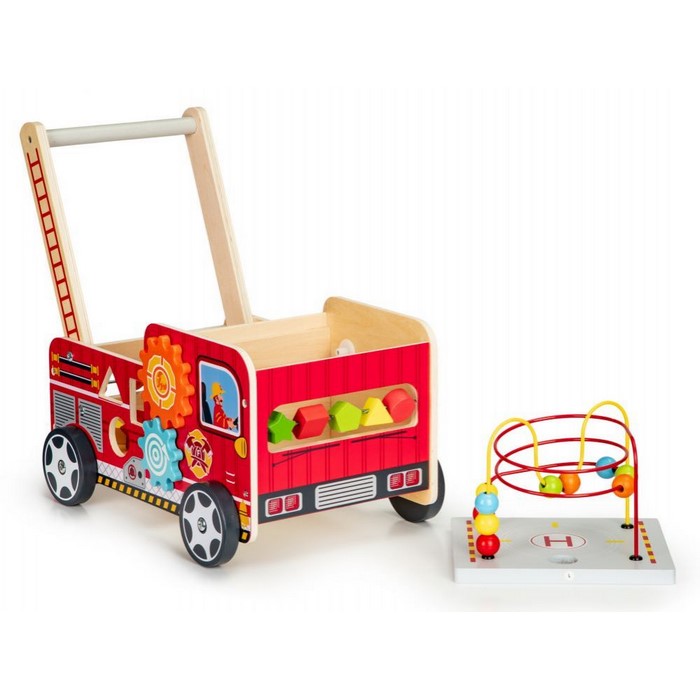 Antemergător Ecotoys cu Blocuri din Lemn - imagine 5