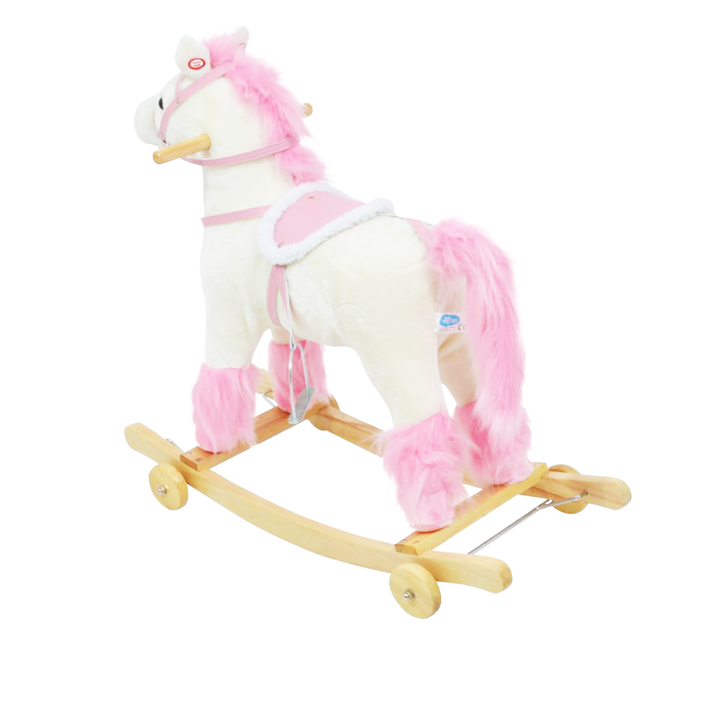 Balansoar Little Mom Princess Pluș + Sunete - imagine 3